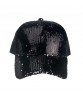 Ct031 Sparkling Metal Sheet Women Mesh Custom Trucker Hat Cap  With Your Logo