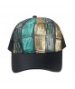 Ct042 Sparkling Metal Sheet Women Mesh Create Your Own Trucker Hat