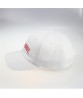 Cd027 Solid Color Twill Plain Soft Adjustable Buckle Custom Embroidery Logo 6 Panel White Dad Hat