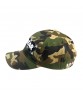 Cb046 100% Cotton 6 Panel Unstructured Plain Distressed Camouflage Baseball Caps