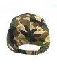 Cb046 100% Cotton 6 Panel Unstructured Plain Distressed Camouflage Baseball Caps