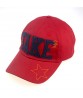 Cd059 High Quality Embroidery 6 Panel Two Tone Red Unstructured Dad Cap