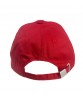 Cd059 High Quality Embroidery 6 Panel Two Tone Red Unstructured Dad Cap