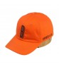 Cd090 Custom Logo Flat Embroidery Wholesale High Quality Orange Baseball Cotton Dad Caps