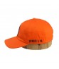 Cd090 Custom Logo Flat Embroidery Wholesale High Quality Orange Baseball Cotton Dad Caps