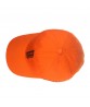 Cd090 Custom Logo Flat Embroidery Wholesale High Quality Orange Baseball Cotton Dad Caps