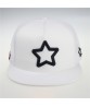 CS100 Custom Gorras Snapback, Black 3D Logo Caps, Custom White Snapback Hats