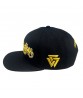 CS111 6 Panel 3D Embroidery Logo Flat Brim Fitted Snapback Cap Hats