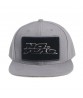 CS116 Custom 6 Panel Hat 3D Embroidered Snapback Hat Velcro Can Replace The Logo