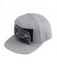 CS116 Custom 6 Panel Hat 3D Embroidered Snapback Hat Velcro Can Replace The Logo