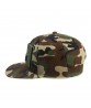 CS117 6 Panel Hat 3D Embroidered Military Camouflage Snapback Hat Velcro Can Replace The Logo