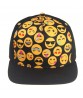 CS138 Factory Custom Digital Printing Emoji Pattern Snapback Hat