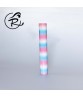 HRFL033 39 inch*39 inch Best Place Light Blue Light Red And White Gradient Reflective Heat Transfer Vinyl