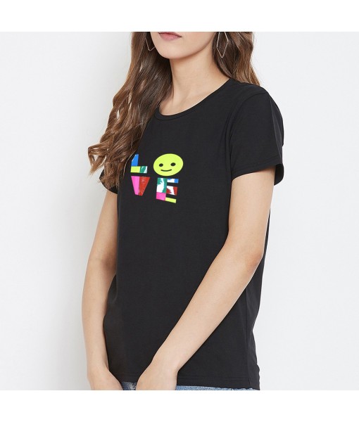 LOVE Splicing Color Blocks Logo Unisex ...