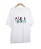 Official Store Flashing Rainbow Heat Transfer Viny Paris Graphic Oversized T Shirts Tops Women