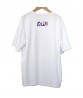 Summer Short Sleeve T-Shirt Limtis Letter Color Block Pattern Logo Whitet Shirt For Men