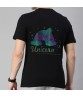 Reflective Symphony Unicorn Pattern Popular Half Sleeve Anime Couple Cotton T-shirt