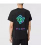 Summer Reflective Symphony Risk Spirit Pattern Popular Half Sleeve Anime Couple Cotton Magic Cube Funny T-shirt Men