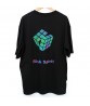 Summer Reflective Symphony Risk Spirit Pattern Popular Half Sleeve Anime Couple Cotton Magic Cube Funny T-shirt Men