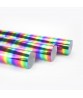 39inch*39inch Best Place Rainbow Soft Metallic Htv Heat Transfer Vinyl For T Shirts, Clothes, Shoes